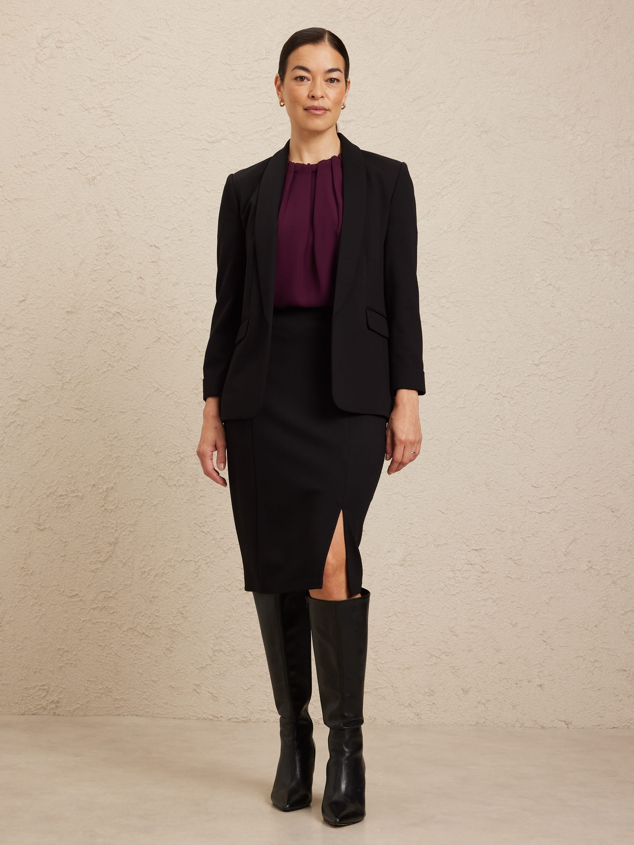 Ponte Pencil Skirt
