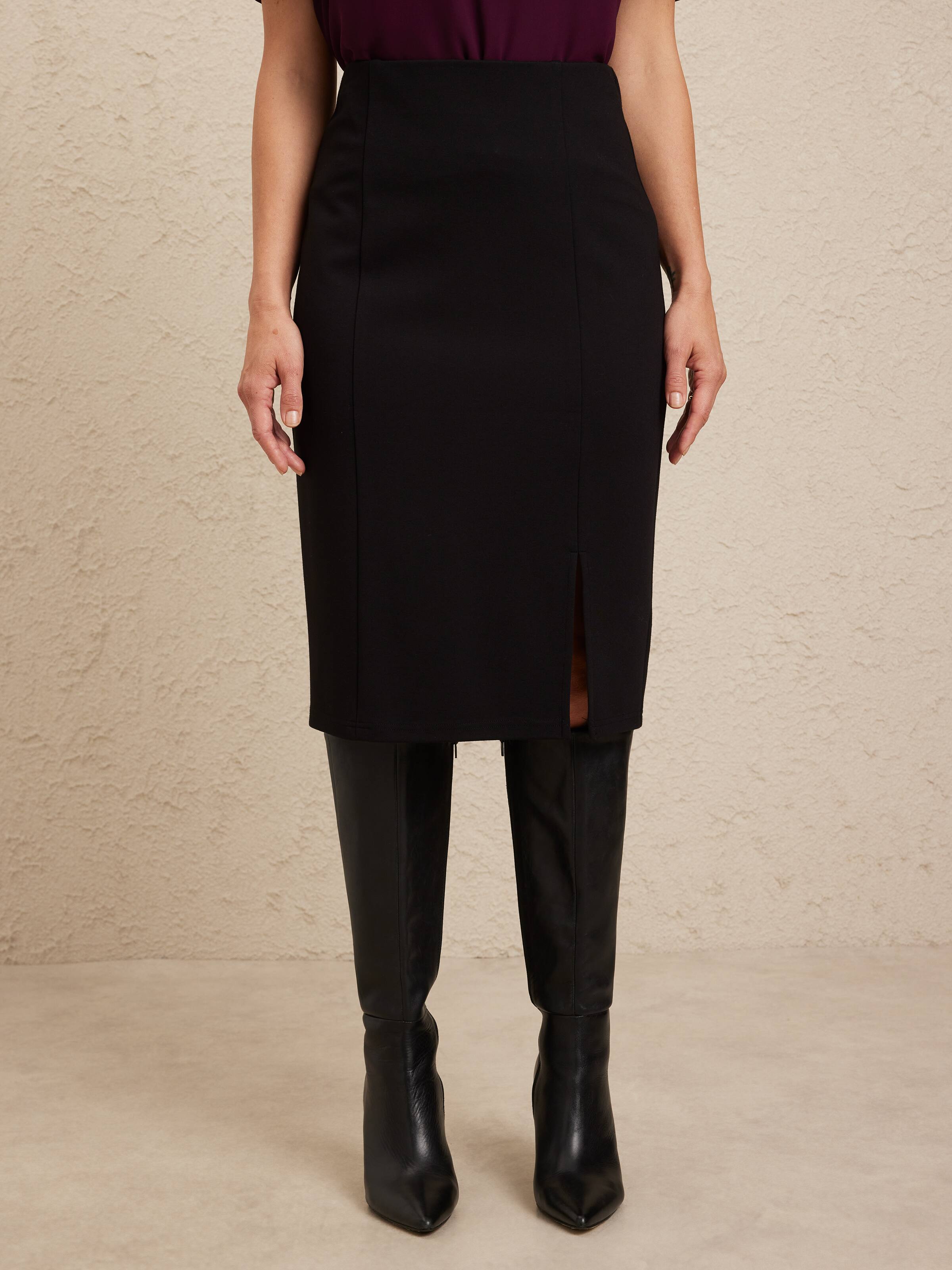 Ponte Pencil Skirt