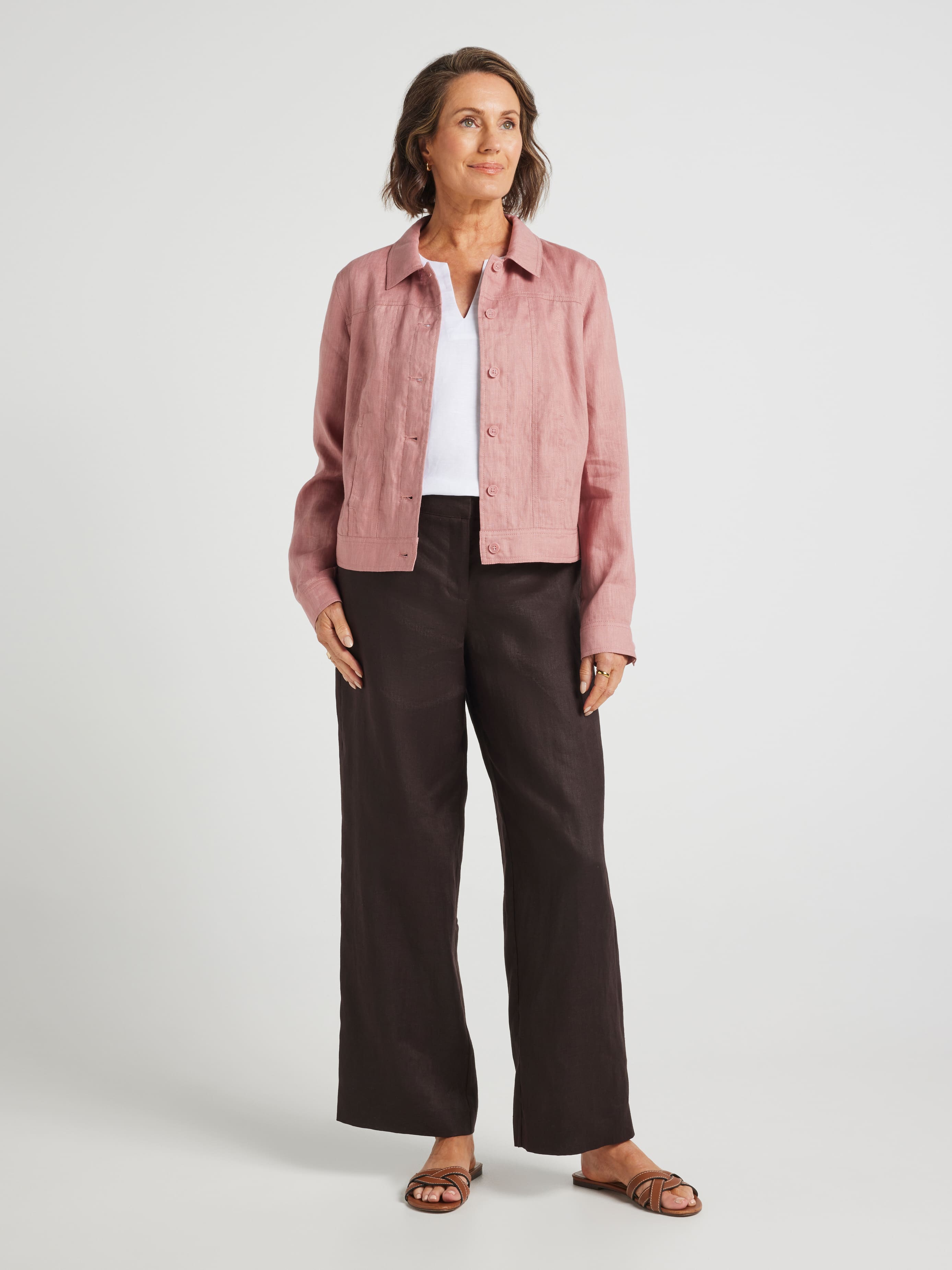 Nadia Linen Jacket