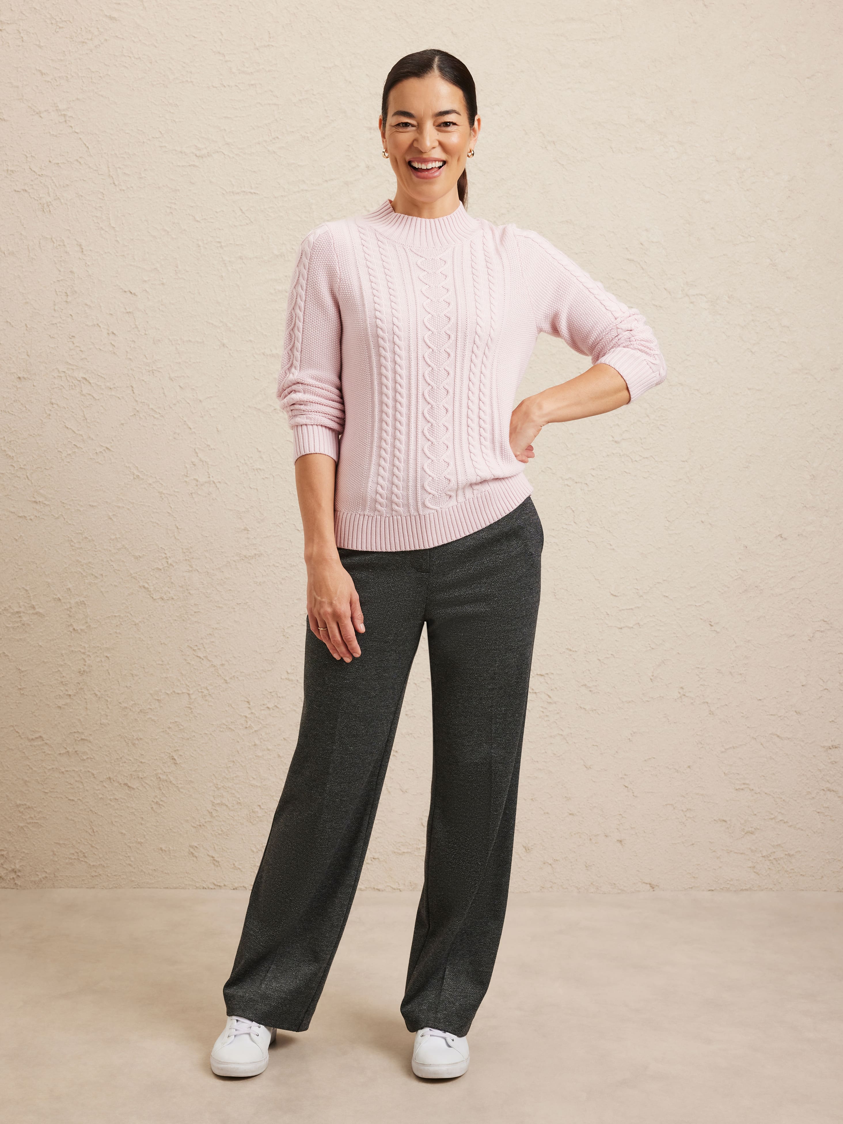 Harriet Heart Cable Jumper