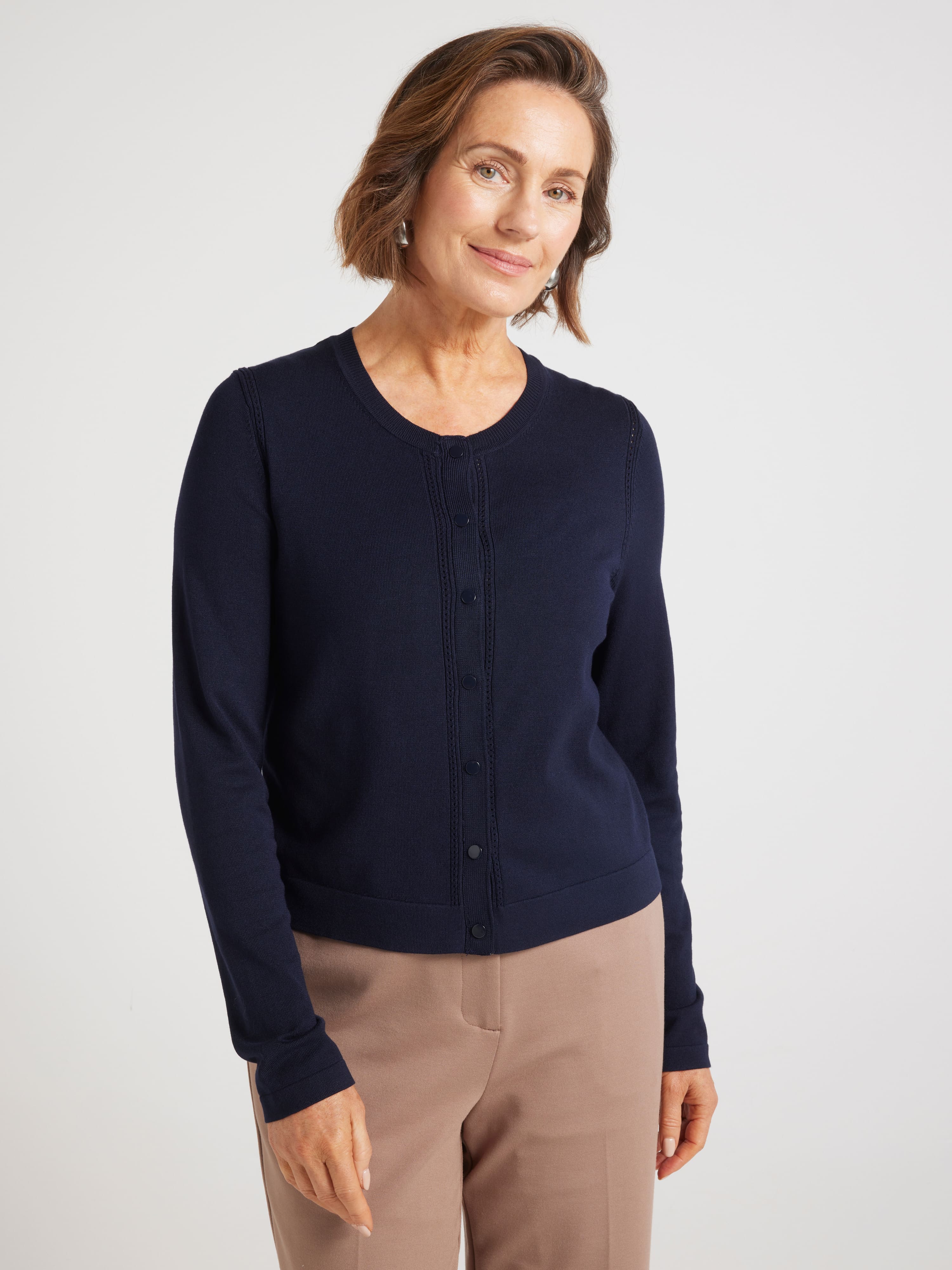 Sally Snap Button Cardi