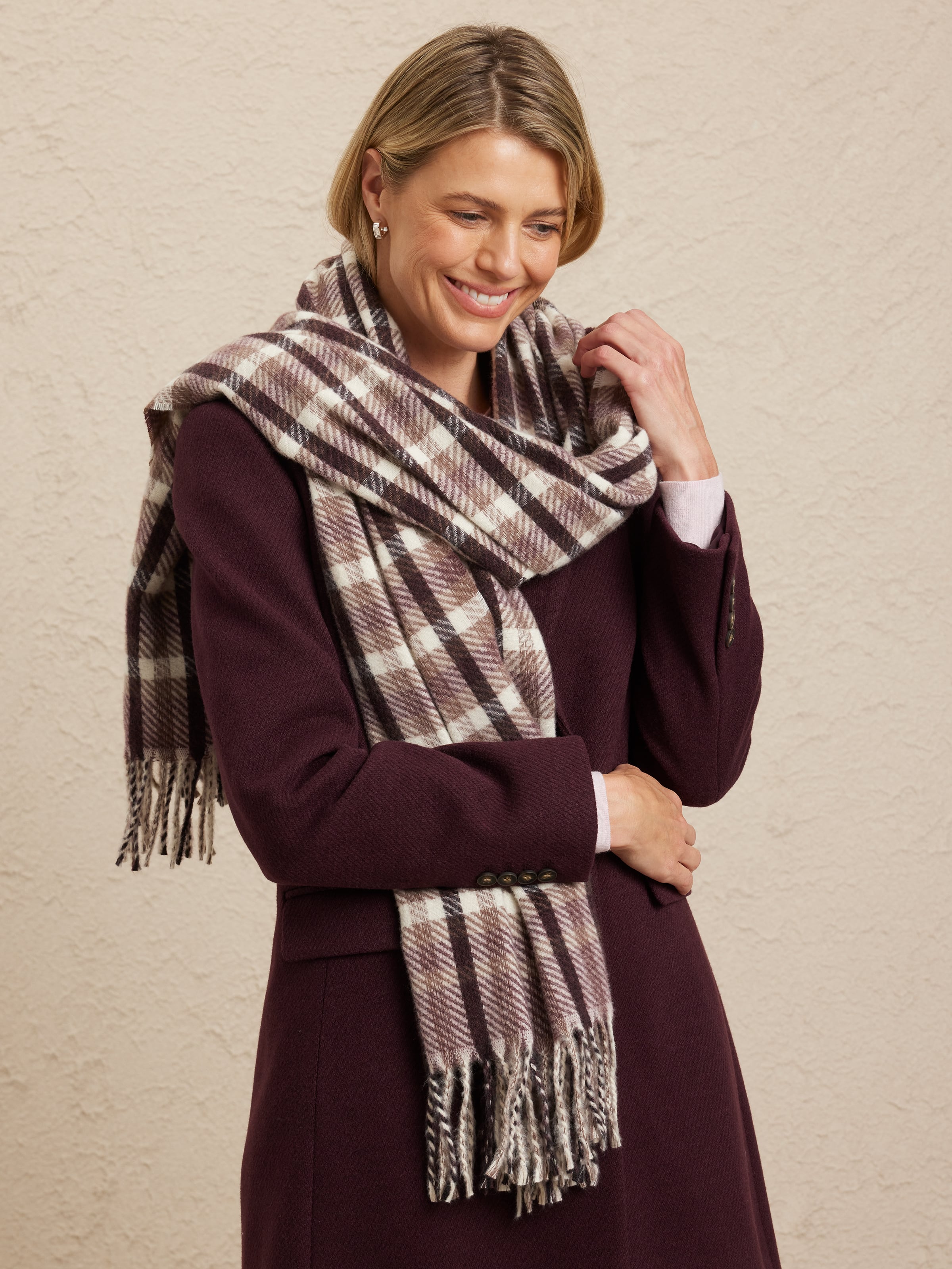 Gigi Check Scarf