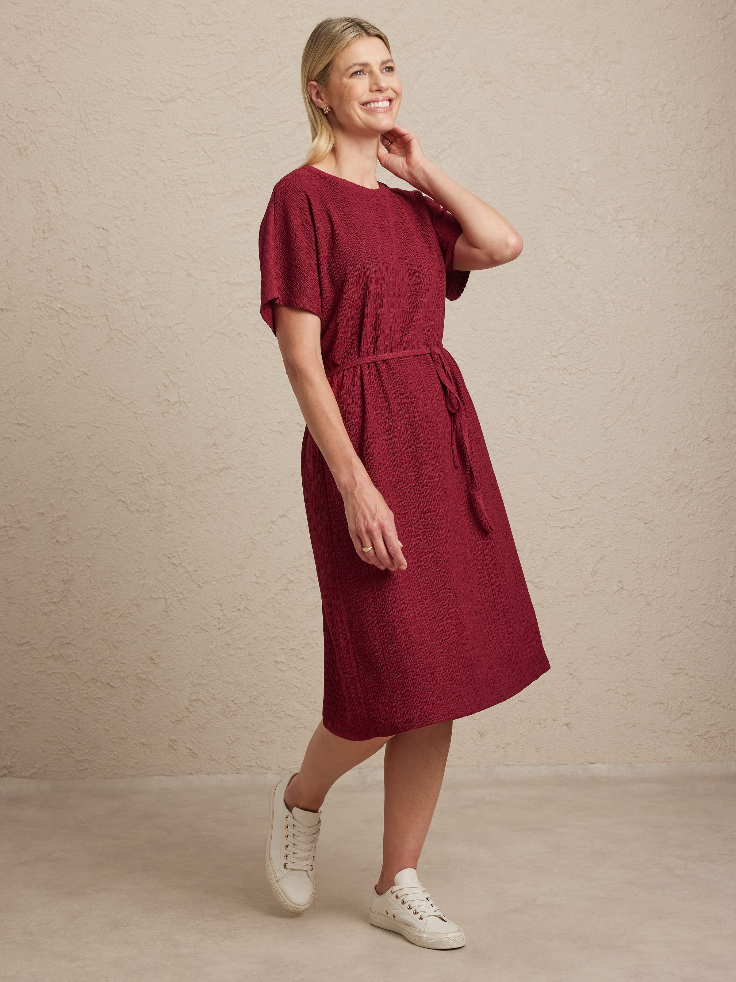Gemma Bubble Jersey Dress