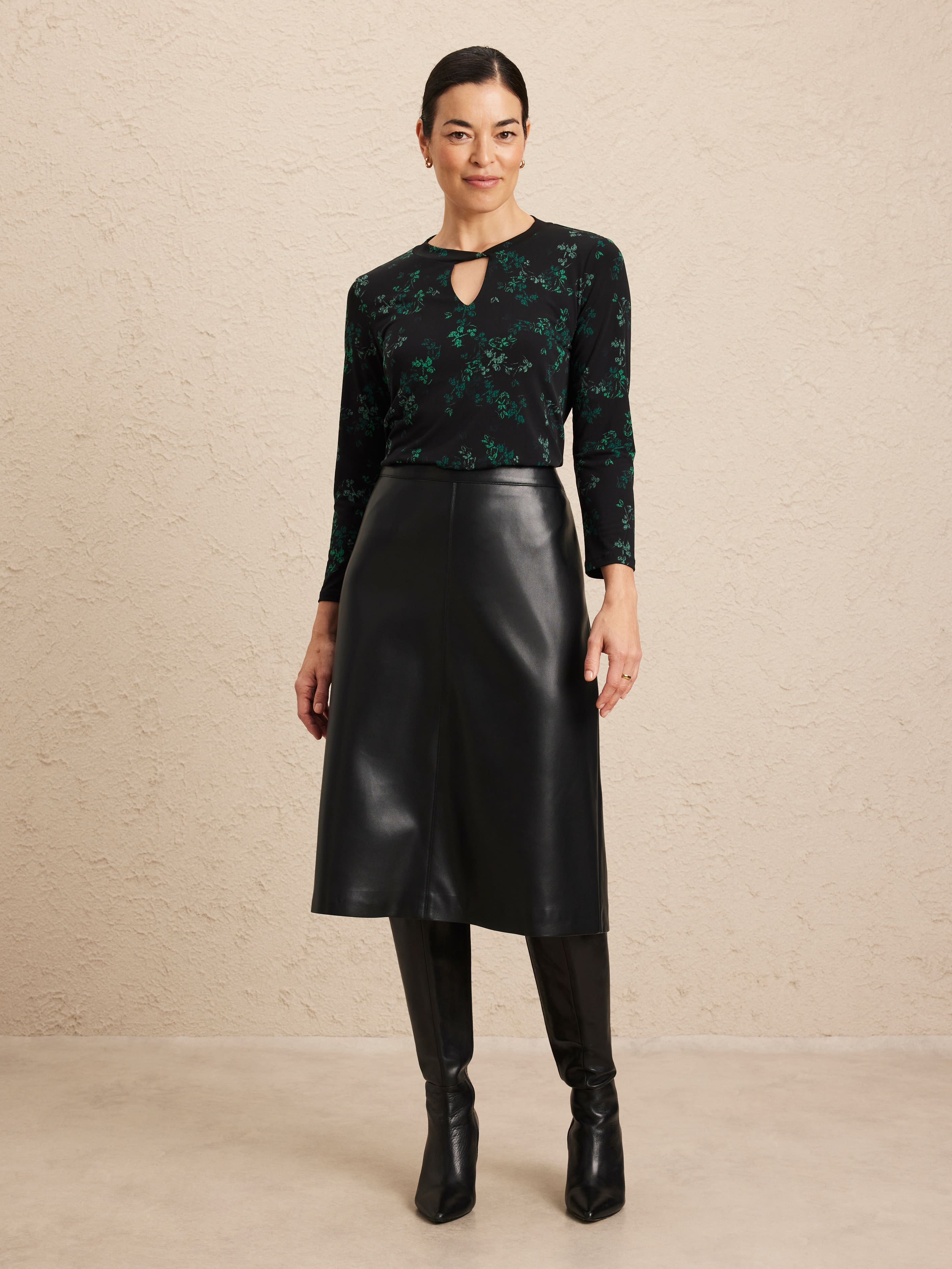 Pina Twist Neck Top